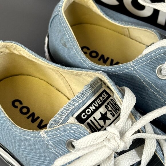 Converse Chuck Taylor All Star Low Washed Denim Sneakers Men’s 7.5 Women’s 9.5 w - Picture 9 of 10